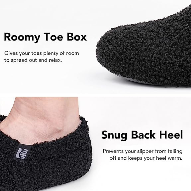 Teddy Fleece Closed Back Indoor Slipper-Viral Super Shop