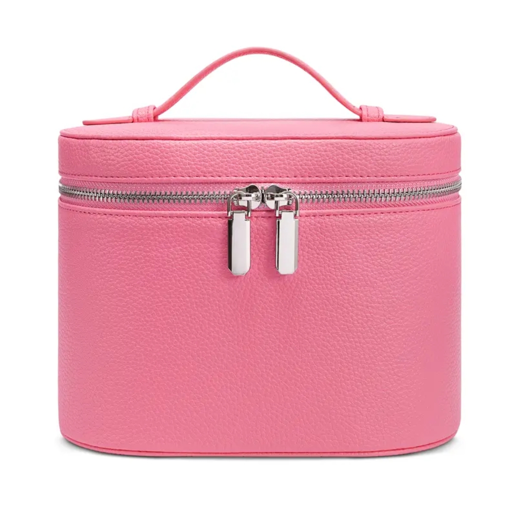 Makeup Organizer Bag with Removable Divider Travel Toiletry Cosmetic Case for Women