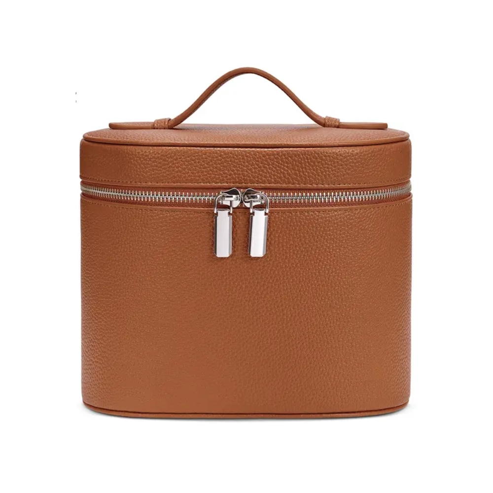 Makeup Organizer Bag with Removable Divider Travel Toiletry Cosmetic Case for Women