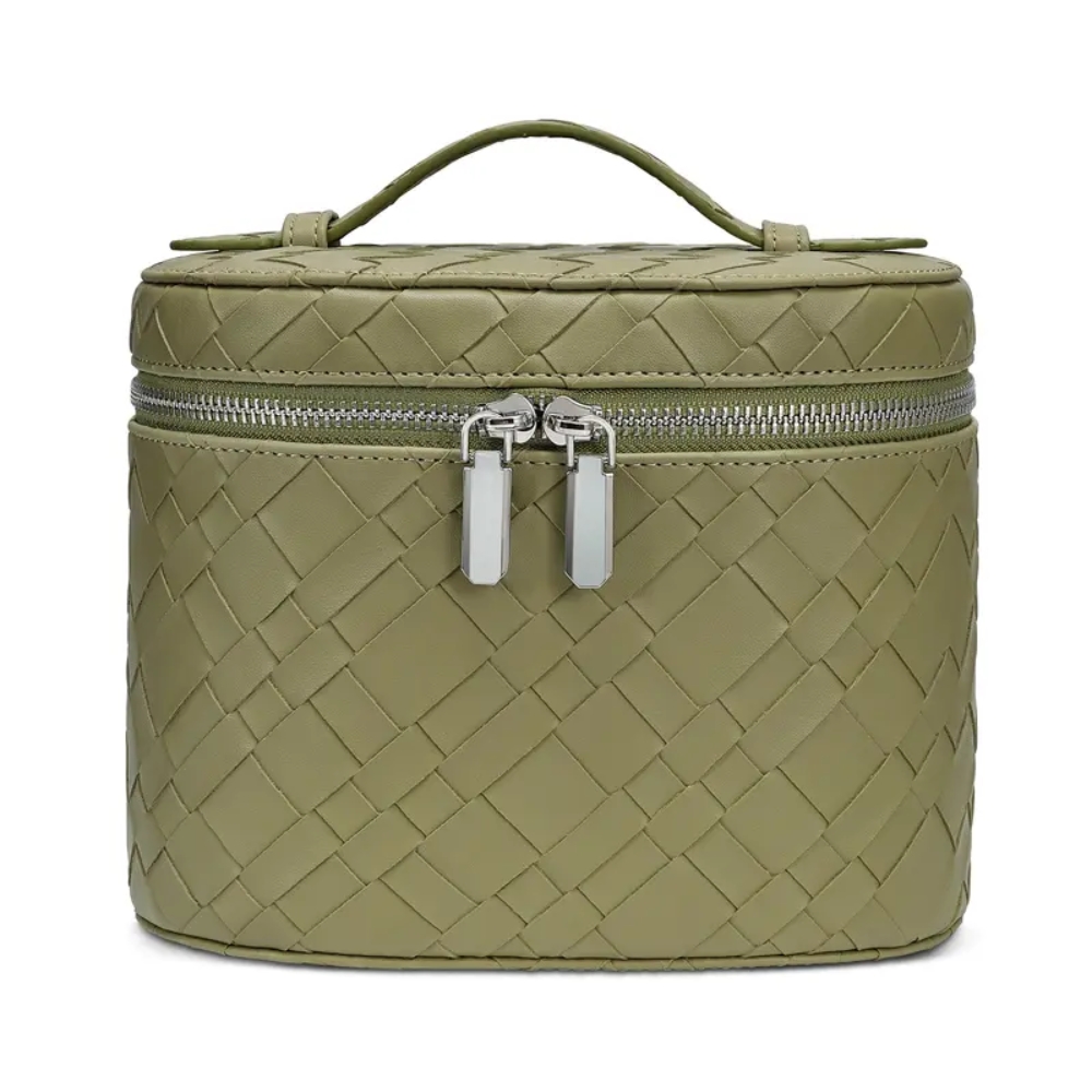 Makeup Organizer Bag with Removable Divider Travel Toiletry Cosmetic Case for Women