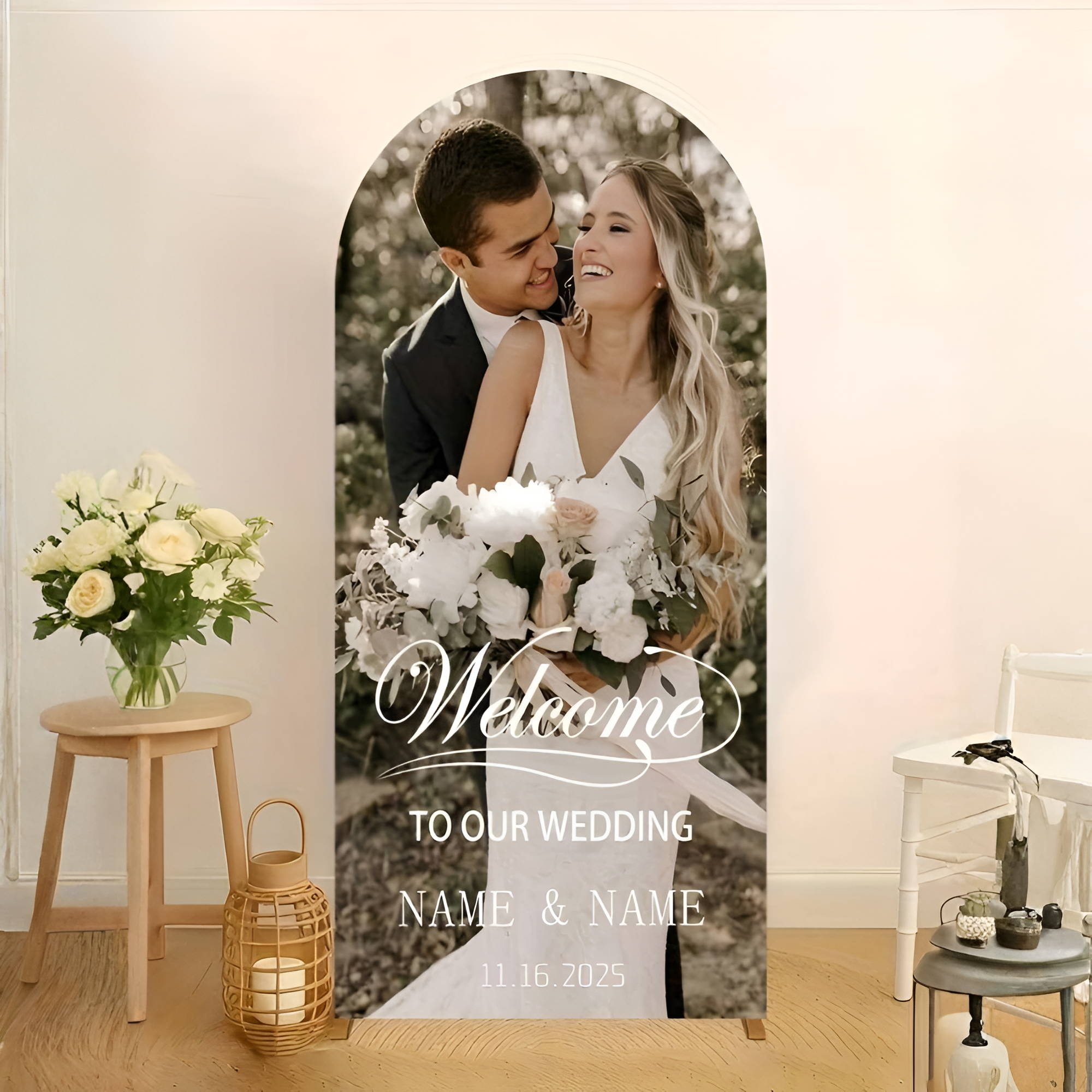 Customized Elastic Arch Cover - Graduation Arch