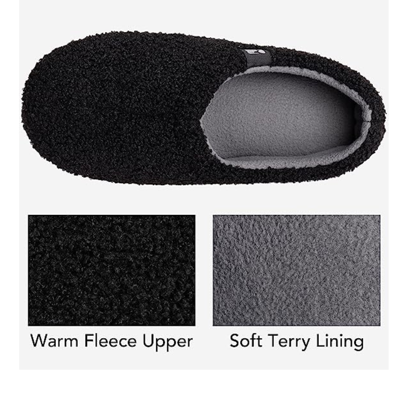 Teddy Fleece Closed Back Indoor Slipper-Viral Super Shop