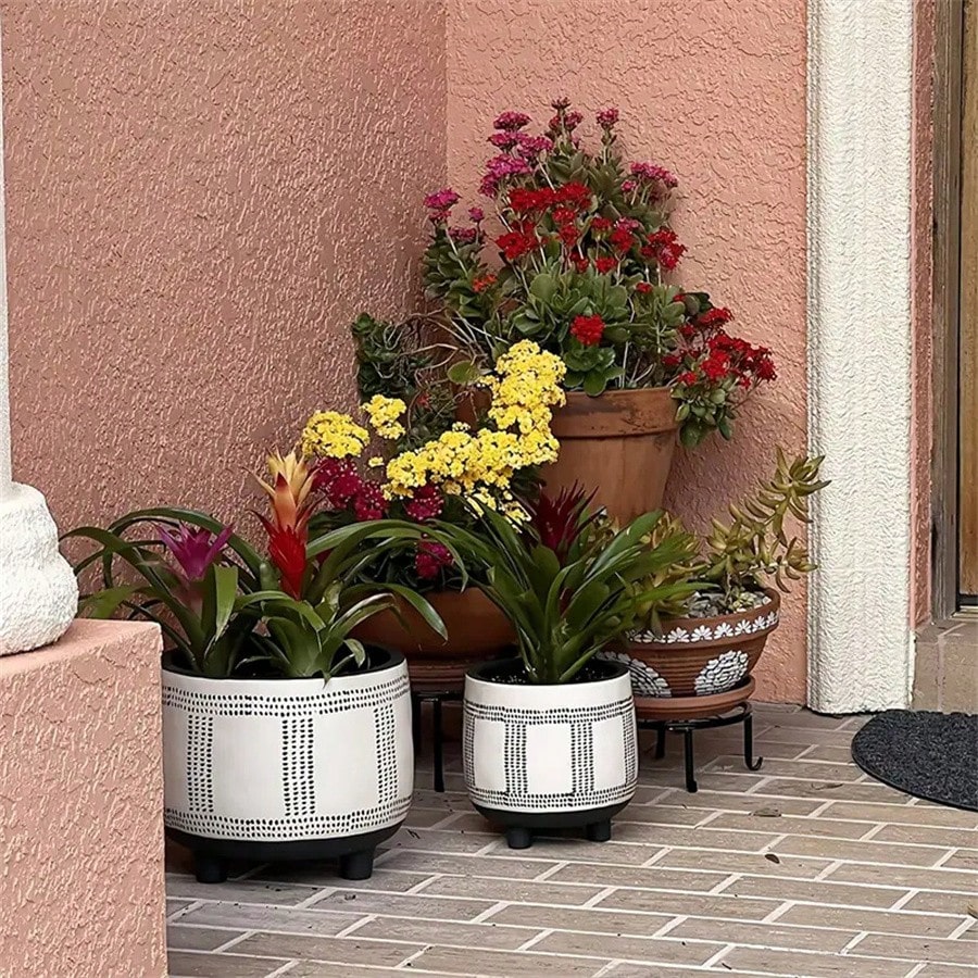  Pack Metal Plant Stands,Heavy Duty Potted Holder 