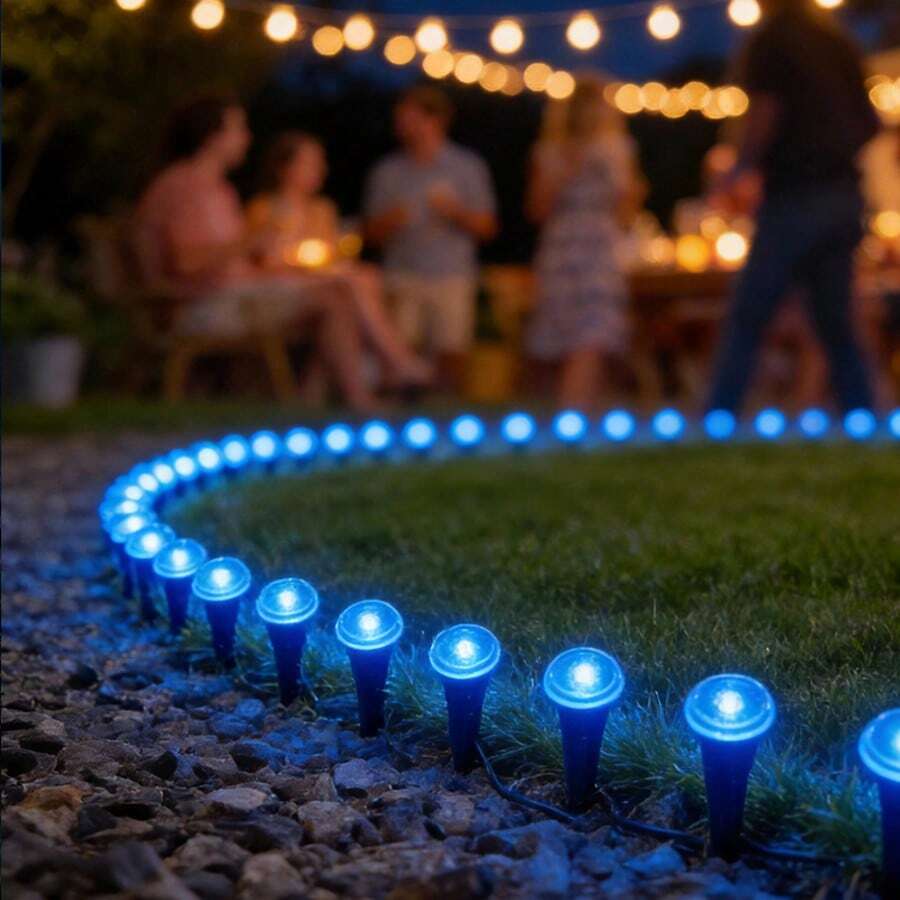 30 Pieces Waterproof Solar LED Pathway Lights 