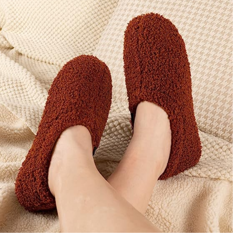 Teddy Fleece Closed Back Indoor Slipper-Viral Super Shop