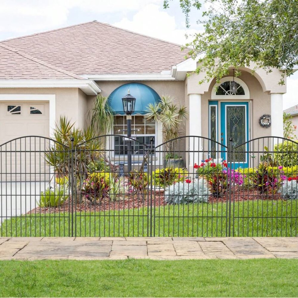 Decorative Garden Fence Animal Barrier With Gate