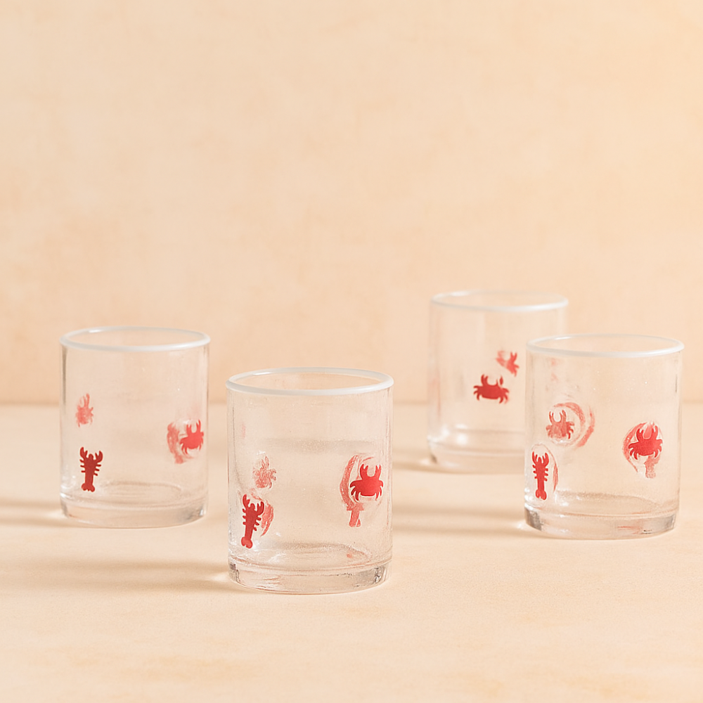 Icon Drinking Glasses Set Of 4