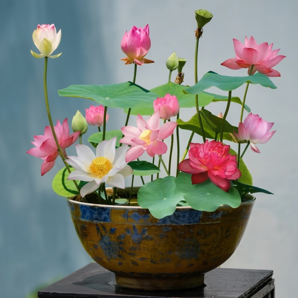 10PCS Bonsai Lotus Seeds for Planting