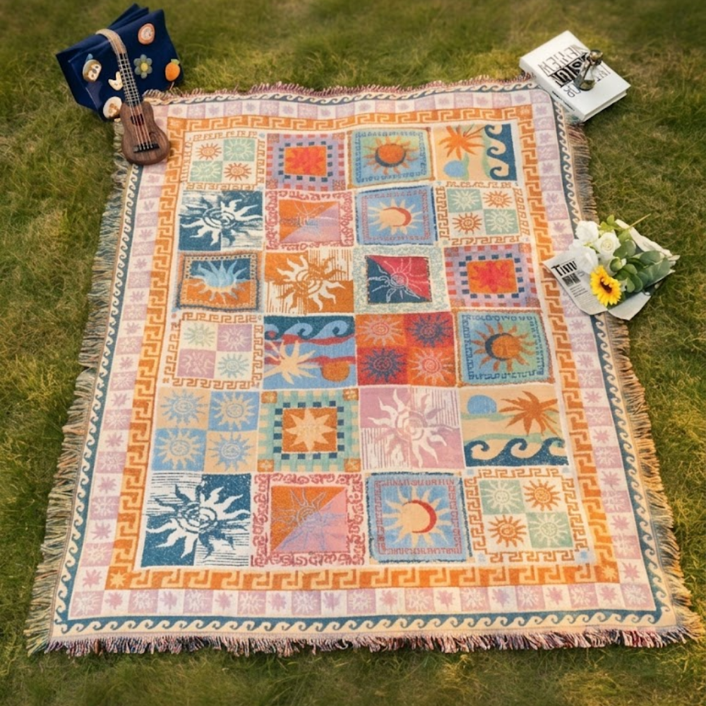 Outdoor Blanket Portable Thick Picnic Rug