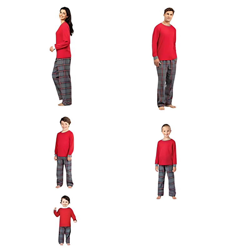 Plaid Matching Christmas Pajamas-Viral Super Shop