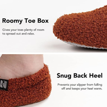 Teddy Fleece Closed Back Indoor Slipper-Viral Super Shop
