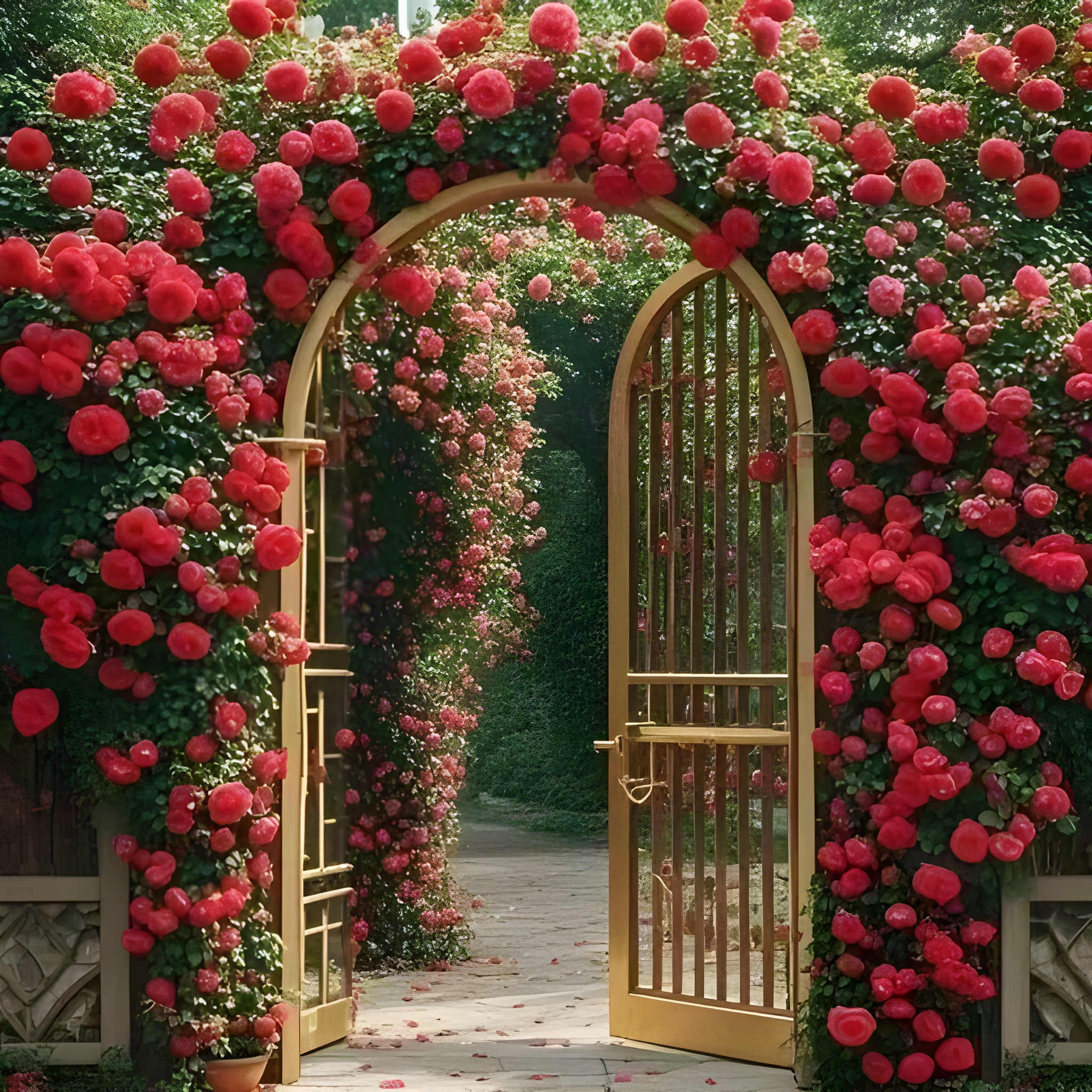 200 Climbing Rose Plant Four Seasons Blooming Flower Seeds