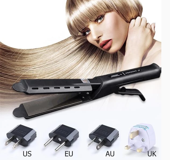 Ceramic Tourmaline Ionic Flat Iron Hair Straightener-Viral Super Shop