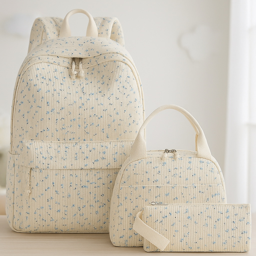 School Backpack Teens Girls Boys Kids School Book Bags With Lunch Box Pencil Bag