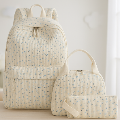 School Backpack Teens Girls Boys Kids School Book Bags With Lunch Box Pencil Bag