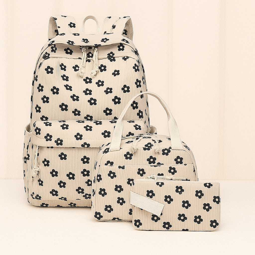 School Backpack Teens Girls Boys Kids School Book Bags With Lunch Box Pencil Bag