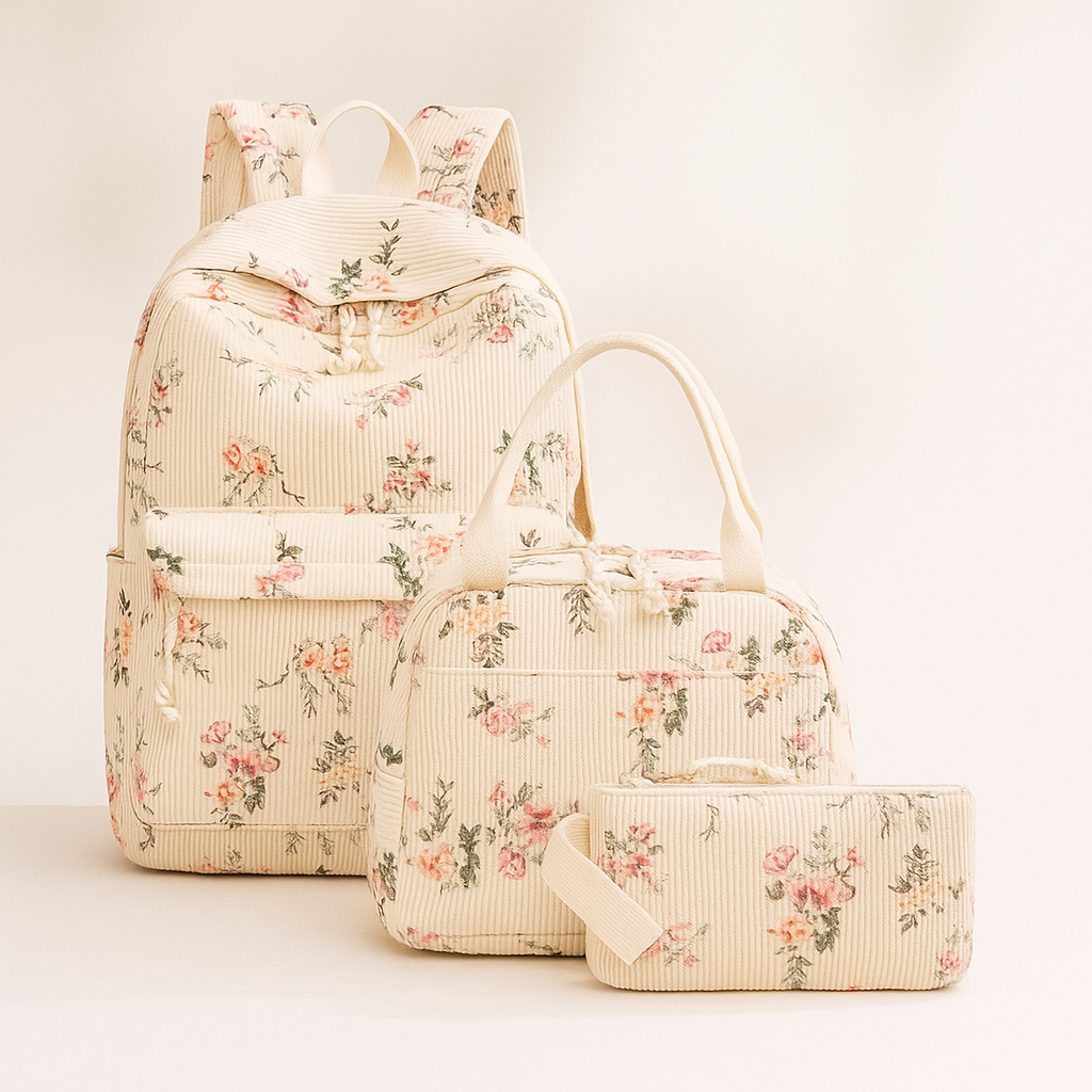 School Backpack Teens Girls Boys Kids School Book Bags With Lunch Box Pencil Bag