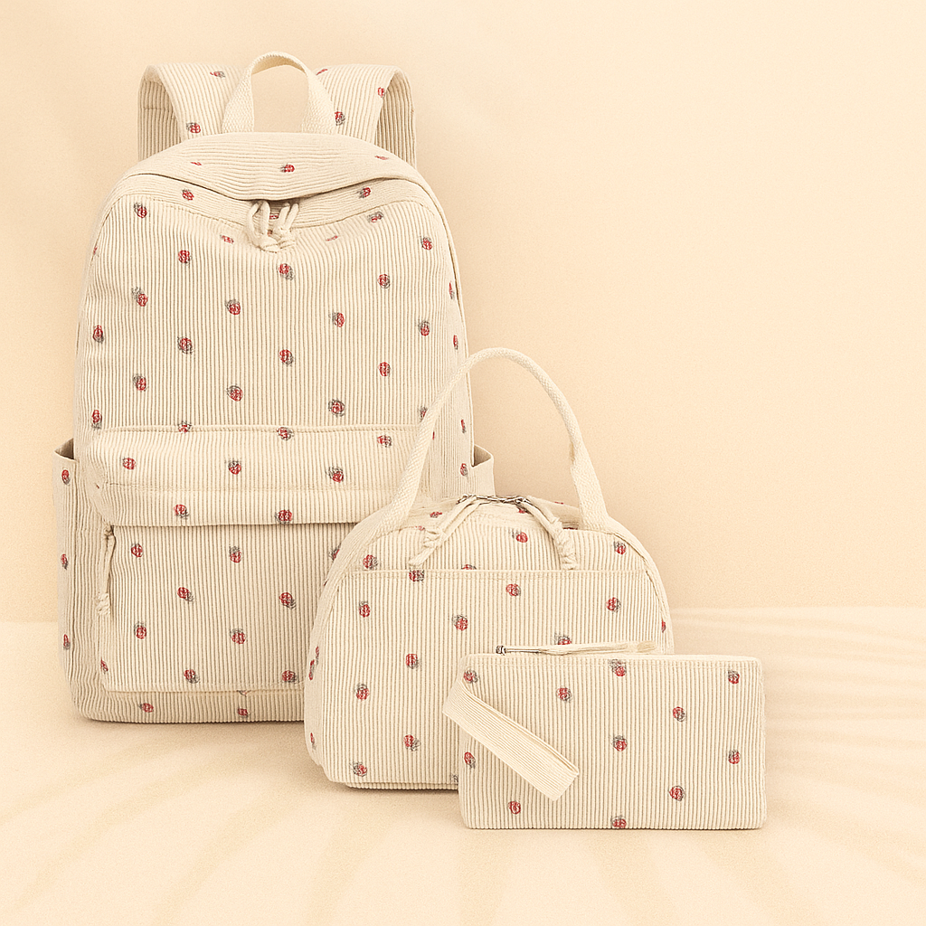 School Backpack Teens Girls Boys Kids School Book Bags With Lunch Box Pencil Bag