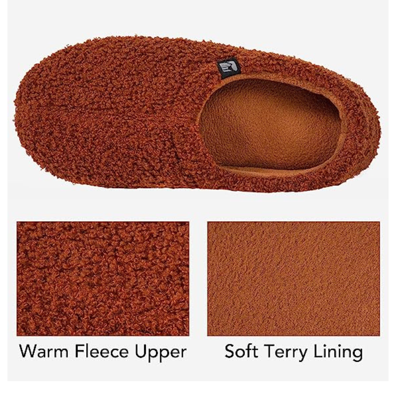 Teddy Fleece Closed Back Indoor Slipper-Viral Super Shop