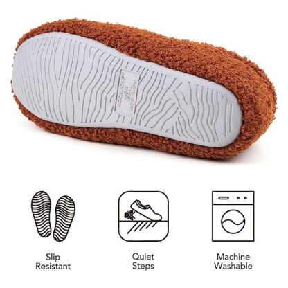 Teddy Fleece Closed Back Indoor Slipper-Viral Super Shop