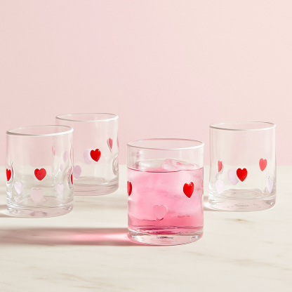 Icon Drinking Glasses Set Of 4