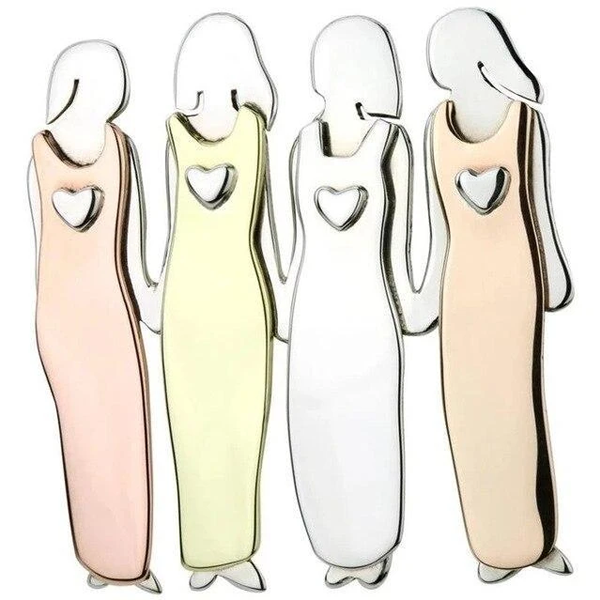 Bond Between Sisters Vintage Handmade Pins-Viral Super Shop