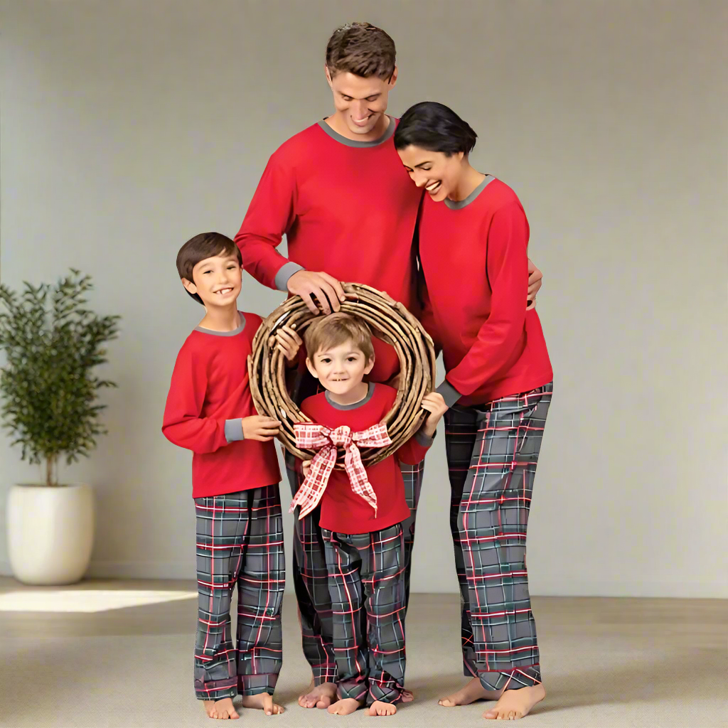 Plaid Matching Christmas Pajamas-Viral Super Shop