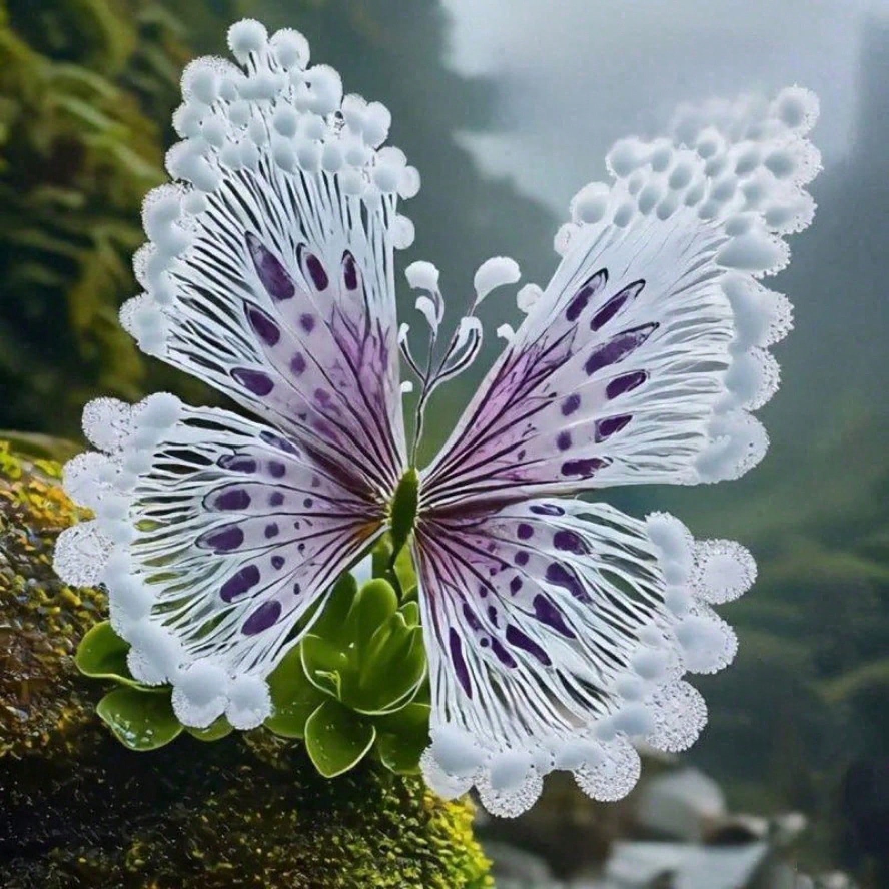 Purple Butterfly Seed Plant With Fast Germination For Indoor Outdoor Decor
