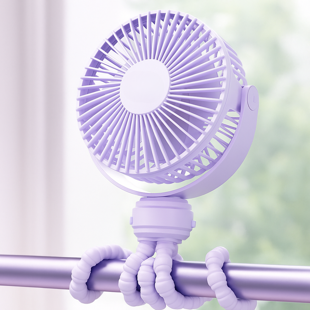 Battery Operated Mini Portable Stroller Fan