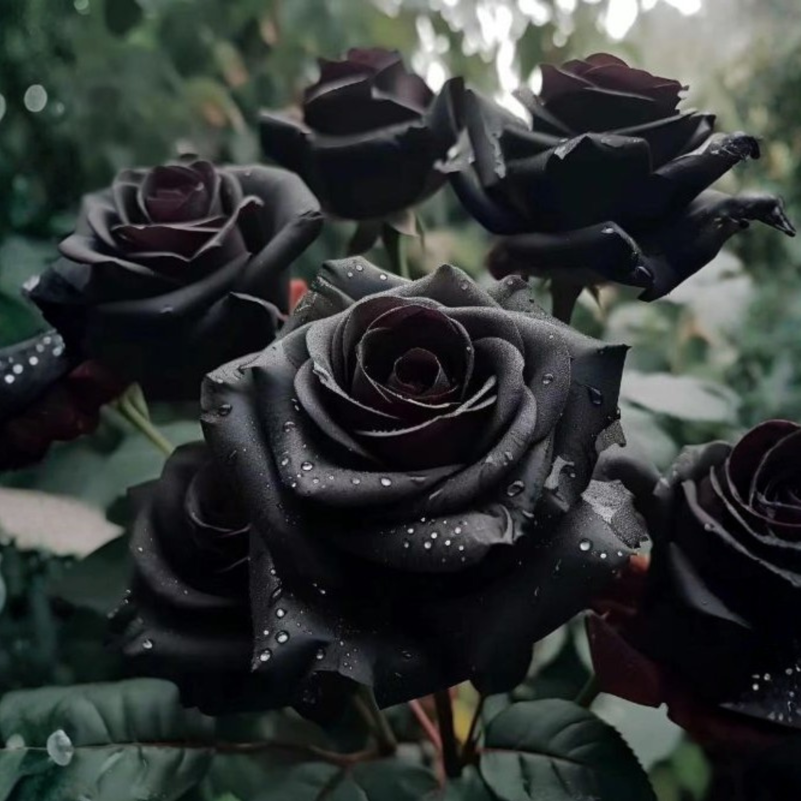 Exotic Black Rose Flower Seeds For Garden Landscaping