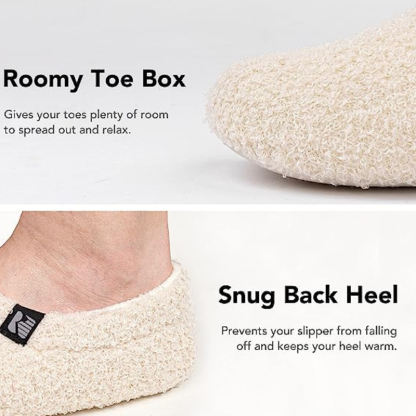 Teddy Fleece Closed Back Indoor Slipper-Viral Super Shop
