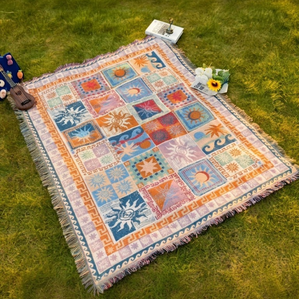 Outdoor Blanket Portable Thick Picnic Rug