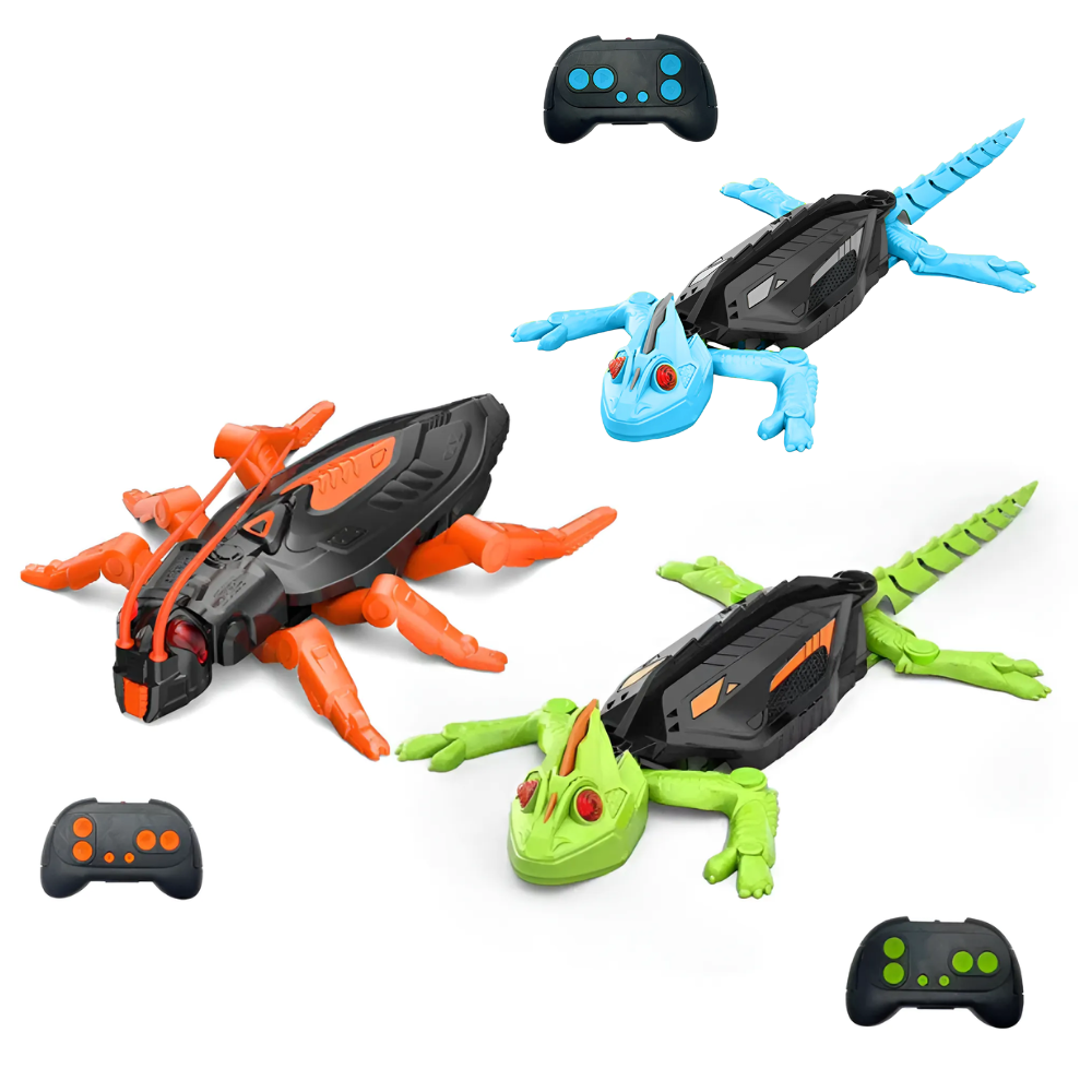 Remote Control Crawling Gecko With Moving Mechanism