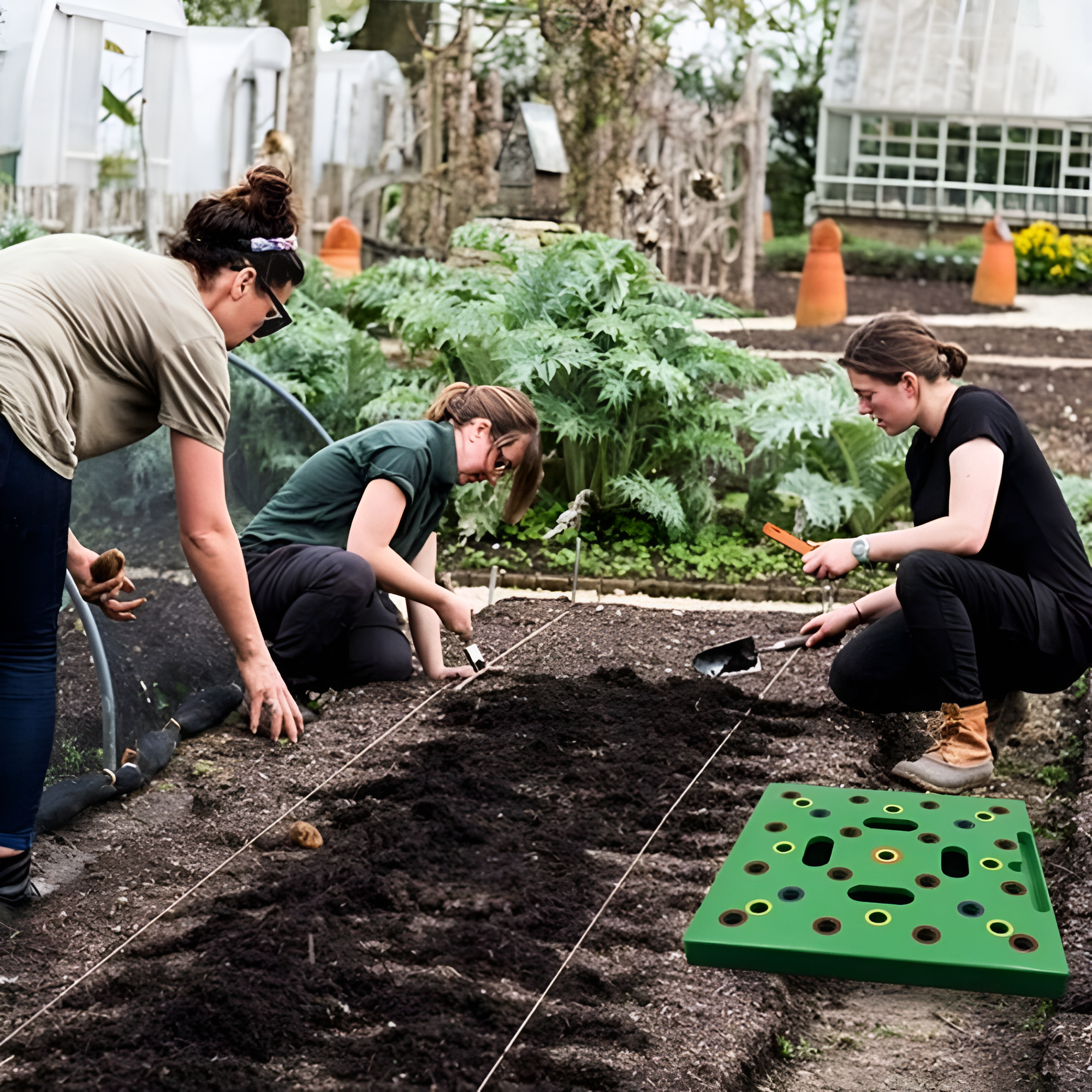 Seed And Seedling Spacer Tool For Bigger Harvests,