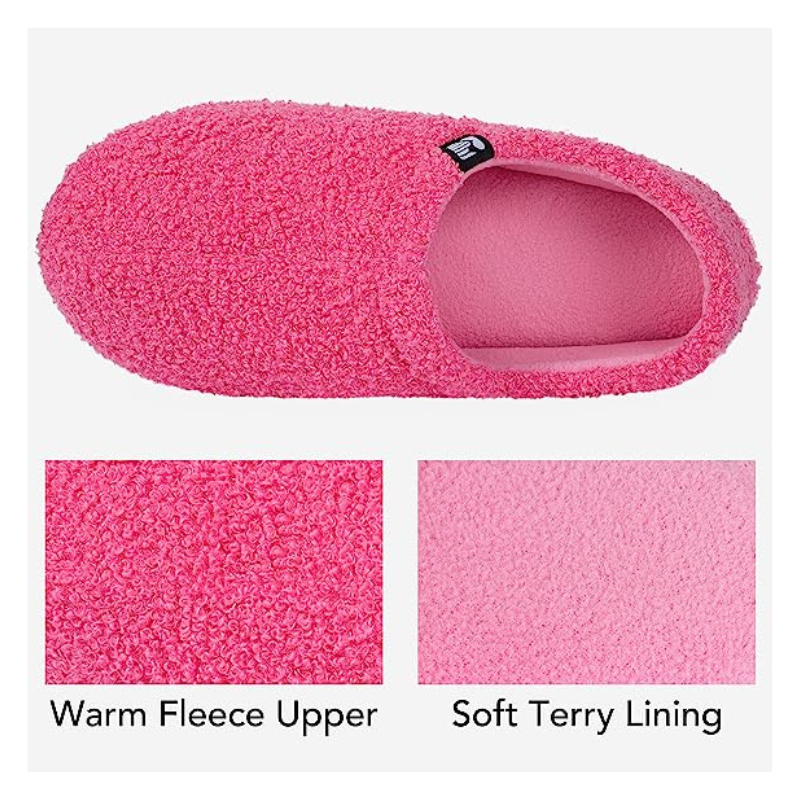 Teddy Fleece Closed Back Indoor Slipper-Viral Super Shop