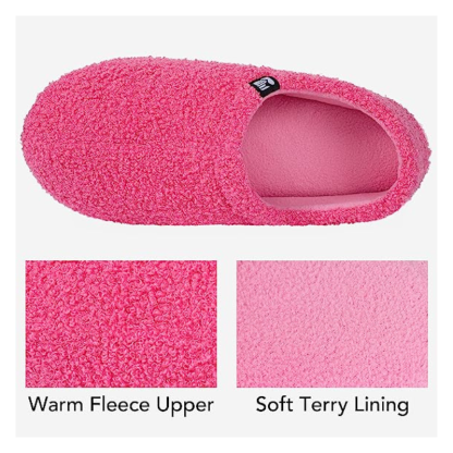 Teddy Fleece Closed Back Indoor Slipper-Viral Super Shop