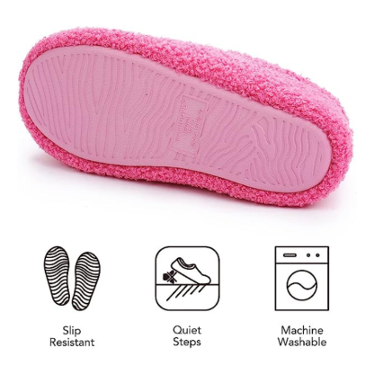Teddy Fleece Closed Back Indoor Slipper-Viral Super Shop