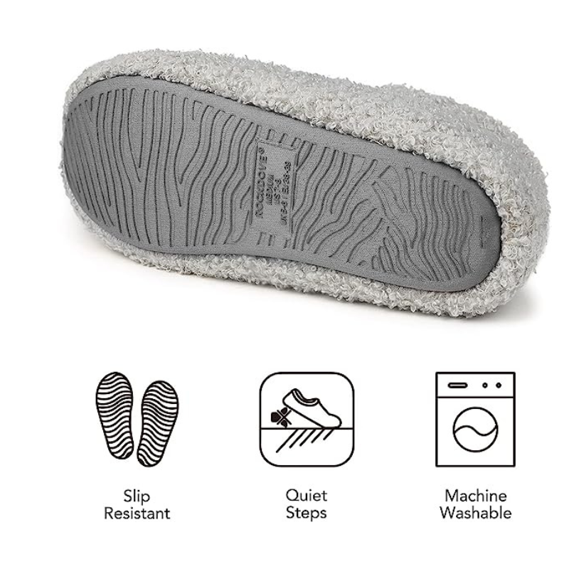 Teddy Fleece Closed Back Indoor Slipper-Viral Super Shop