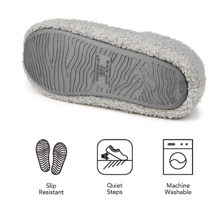 Teddy Fleece Closed Back Indoor Slipper-Viral Super Shop