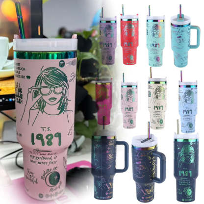TS 1989 Insulated Tumbler With Straw-Viral Super Shop