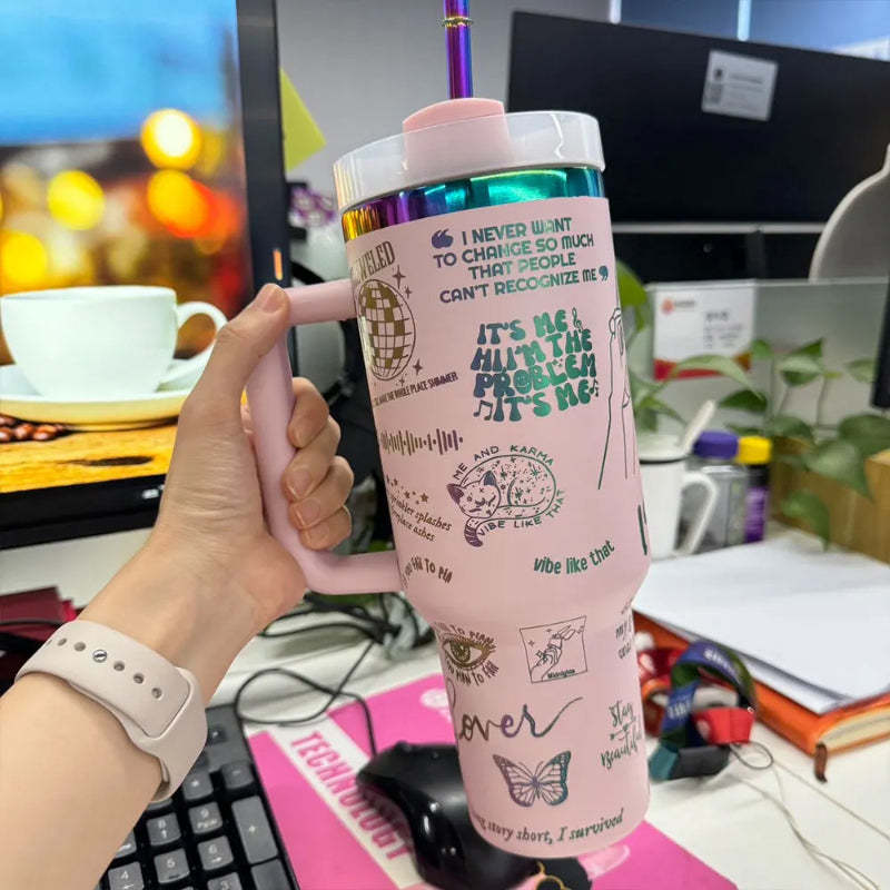 TS 1989 Insulated Tumbler With Straw-Viral Super Shop