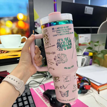 TS 1989 Insulated Tumbler With Straw-Viral Super Shop