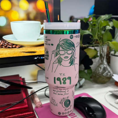 TS 1989 Insulated Tumbler With Straw-Viral Super Shop