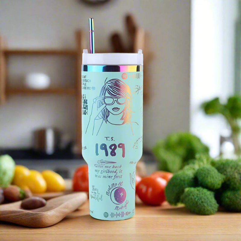 TS 1989 Insulated Tumbler With Straw-Viral Super Shop