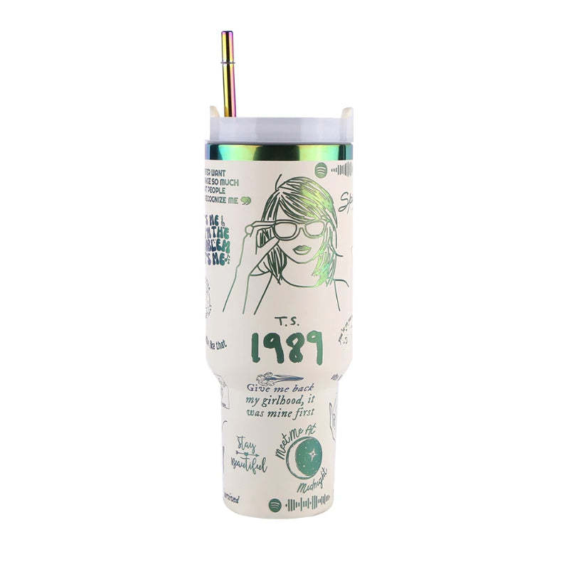 TS 1989 Insulated Tumbler With Straw-Viral Super Shop