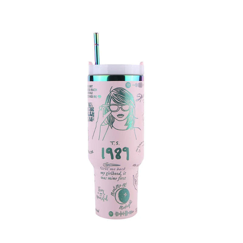 TS 1989 Insulated Tumbler With Straw-Viral Super Shop