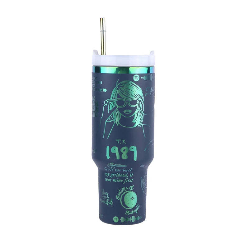 TS 1989 Insulated Tumbler With Straw-Viral Super Shop