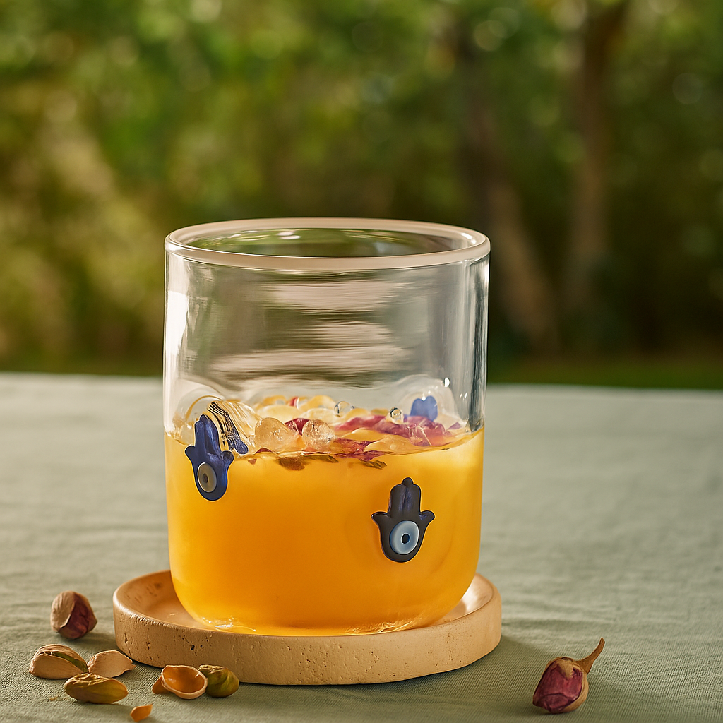 Handcrafted Icon Juice Glass