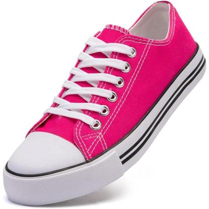 Timeless Canvas Lace Up Sneakers-Viral Super Shop