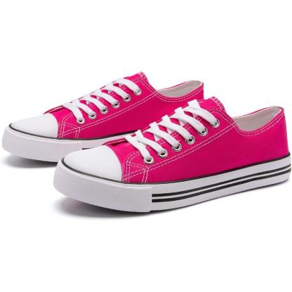 Timeless Canvas Lace Up Sneakers-Viral Super Shop
